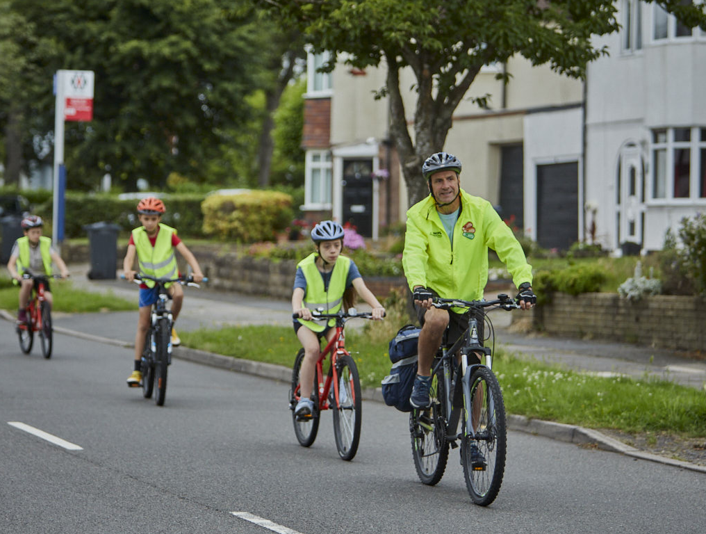 Child bike ride