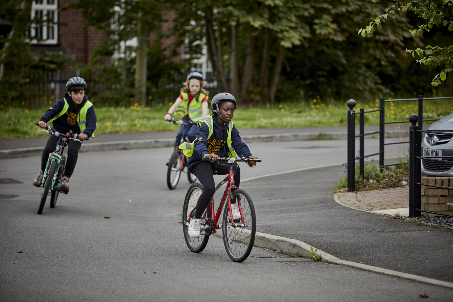 Child on bike