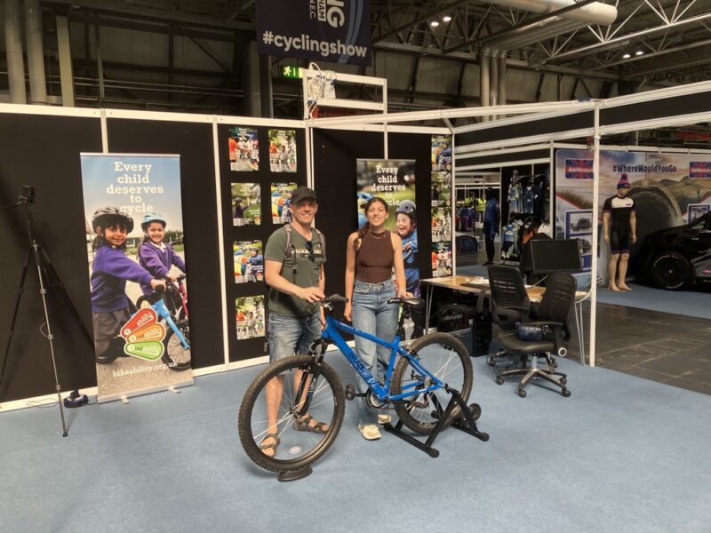 At the national cycling show